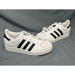 Adidas Originals Superstar II J Boys Sneakers White Black Size 6.5 NEW NO BOX!